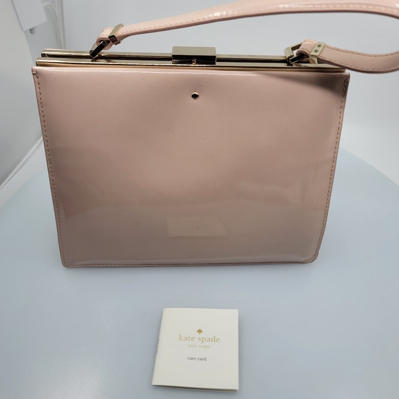 Kate Spade Purse, Pink Patent - Picture 5 of 6